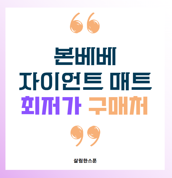 본베베 자이언트 매트 가드 세탁 설치 핫딜 최저가 구매처