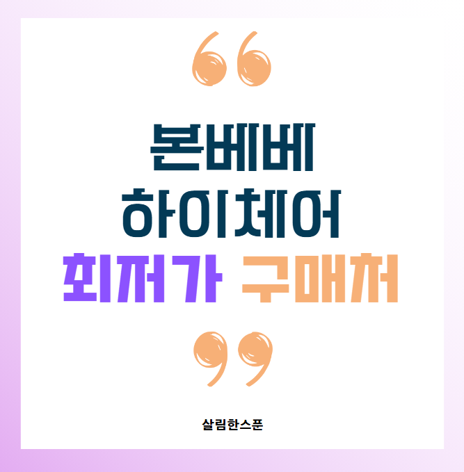 본베베 하이체어 시트 벨트 신생아 바퀴 뉴본 최저가 구매처